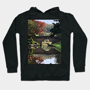 Leek and Calder Canal Watercolour Hoodie